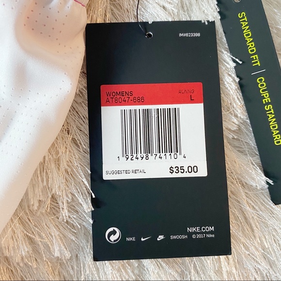 Nike Pink and Teal Floral Dri Fit Running Shorts - Picture 4 of 4